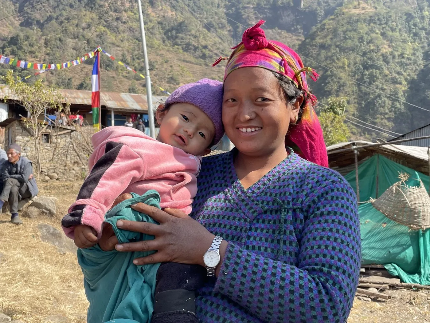 Mother and child in Nepal