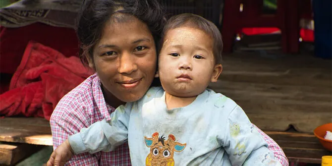 Mother and son